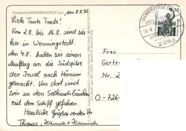 Wenningstedt Sylt Fliegeraufnahme – Bild 2