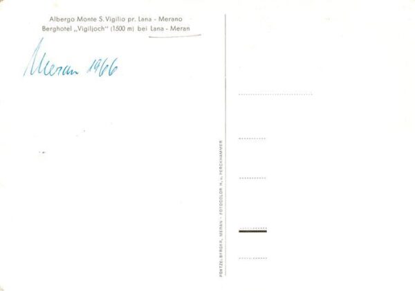 Lana Meran Albergo Monte S Vigilio – Bild 2
