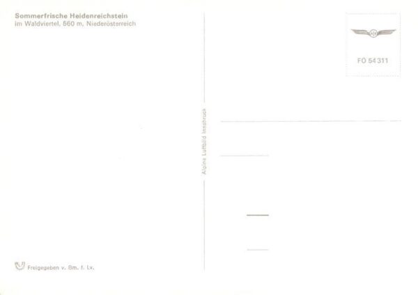 Heidenreichstein Niederoesterreich AT Fliegeraufnahme – Bild 2