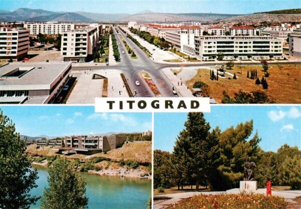 Titograd Podgorica Montenegro Panorama Gedenkstaette