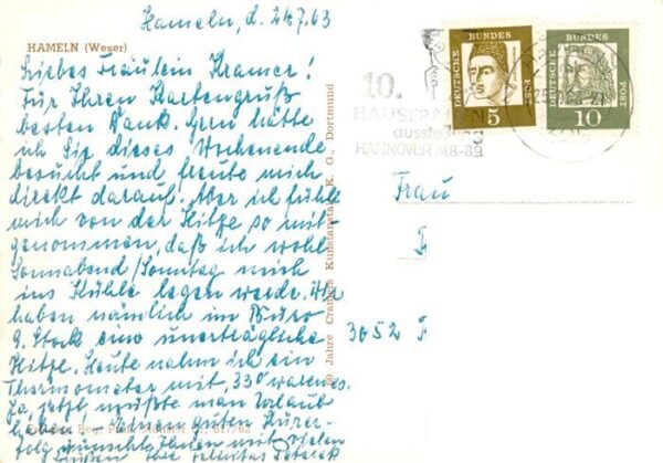 Hameln Weser Fliegeraufnahme – Bild 2