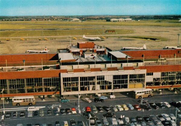 London  UK Airport The Main Entrance of the Passenger Building