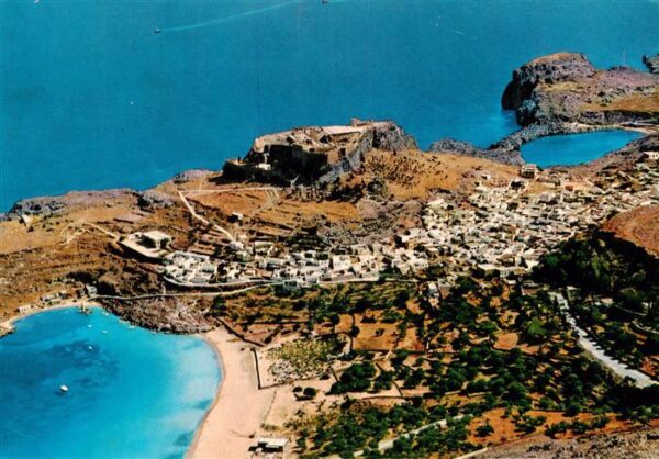 Lindos Lindo Rhodes Greece Fliegeraufnahme