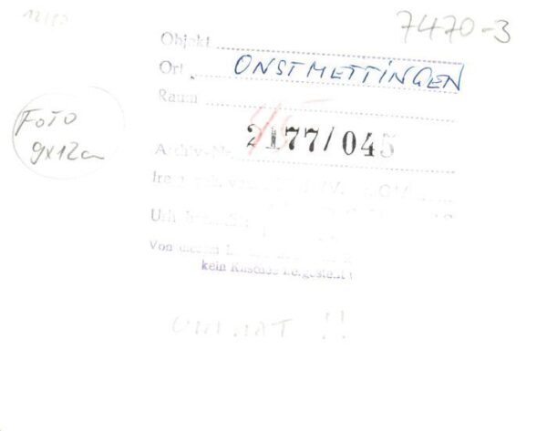 Onstmettingen Fliegeraufnahme – Bild 2
