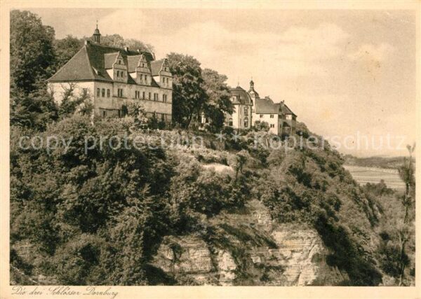 Dornburg Saale Die drei Schlösser Goetheschloss Rokoko