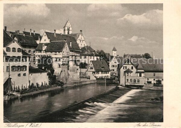 Riedlingen Donau Donau Wehr Altstadt