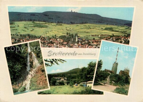 Brotterode Panorama Trusetaler Wasserfall Hotel Gr