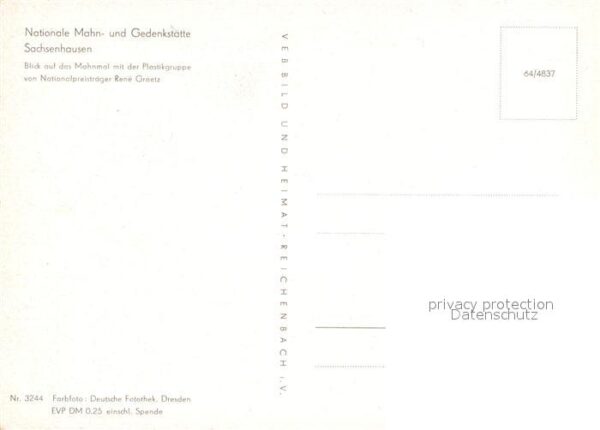Sachsenhausen Oranienburg Nationale Gedenkstätte – Bild 2