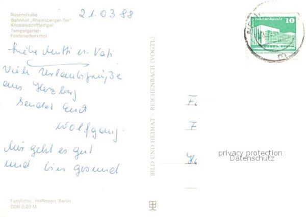 Neuruppin Rosenstrasse Bahnhof Rheinsberger Tor K – Bild 2