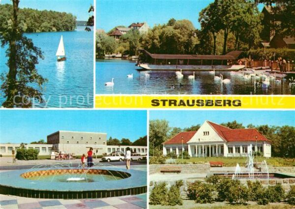 Strausberg Brandenburg Am Straus See Haus der NVA Park der Sol