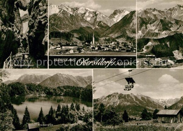 Oberstdorf Breitachklamm Nebelhorn Freibergsee Ses