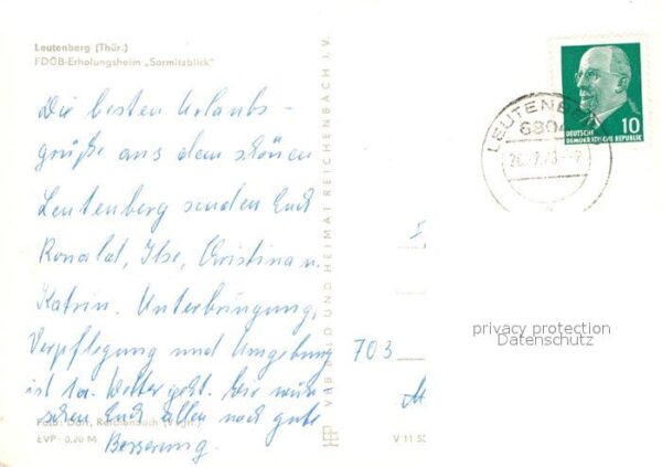 Leutenberg Thueringen FDGB Erholungsheim Sormitzblick – Bild 2