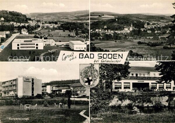 Bad Soden-Salmuenster Kurmittelhaus Panorama Kurpension Kurha