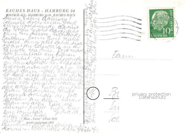 Hamburg Rauhes Haus – Bild 2