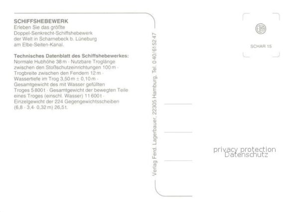 Scharnebeck Lueneburg Hebewerksbesichtigungsfahrt – Bild 2