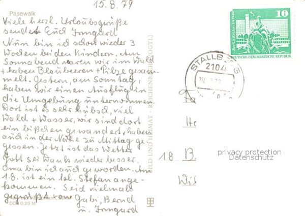 Pasewalk Mecklenburg Vorpommern Naherholungszentrum Lindenbad Konzertpl – Bild 2