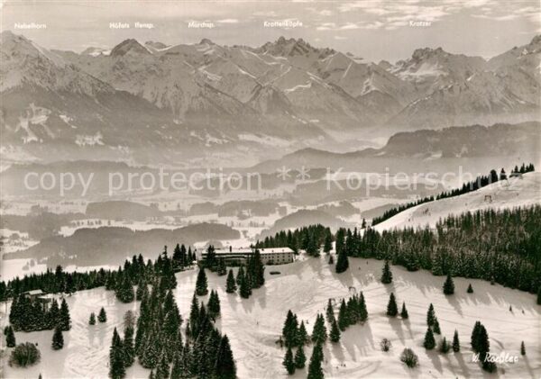 Sonthofen Oberallgaeu Fliegeraufnahme Sporthotel Allgäuer Ber