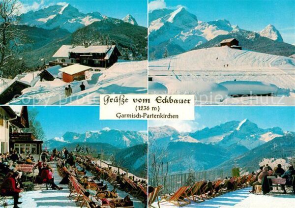 Garmisch-Partenkirchen Eckbauer im Winter Skigebiet