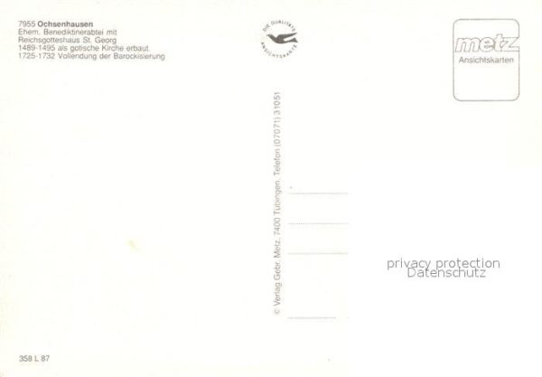 Ochsenhausen Fliegeraufnahme Benediktinerabtei – Bild 2