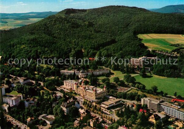 Bad Wildungen Fliegeraufnahme Kurviertel