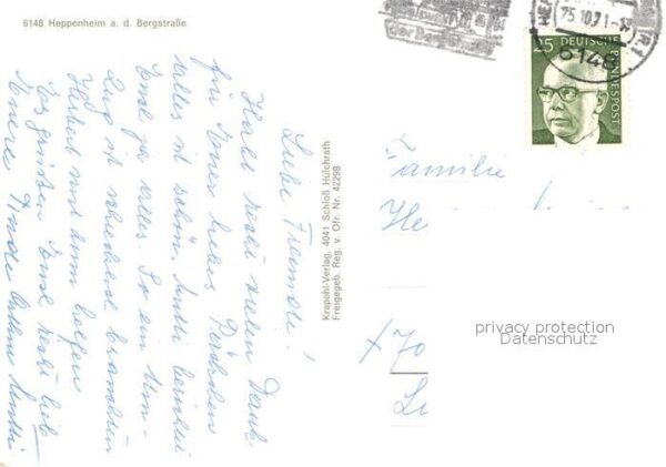 Heppenheim Bergstrasse Fliegeraufnahme – Bild 2