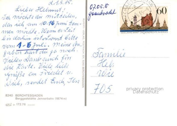Berchtesgaden Berggaststätte Jennerbahn – Bild 2