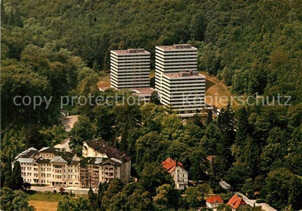 Bad Harzburg Fliegeraufnahme Appart Hotel und Spielc