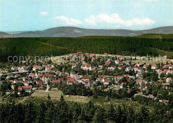 Hahnenklee-Bockswiese Harz Fliegeraufnahme