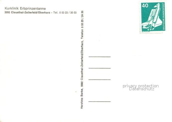 Zellerfeld Kurklinik Erbprinzentanne – Bild 2