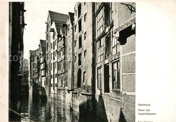 Hamburg Fleet mit Lagerhäusern
