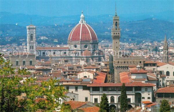 Firenze Florenz Blick vom Piazzale Michelangelo