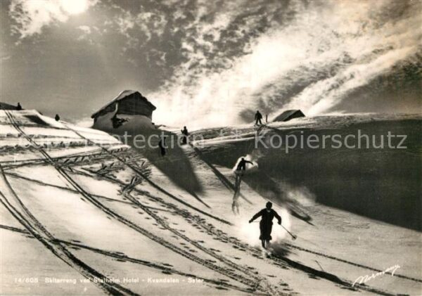 Stalheim Norwegen Skiterreng ved Stalheim Hotel Kvandalen