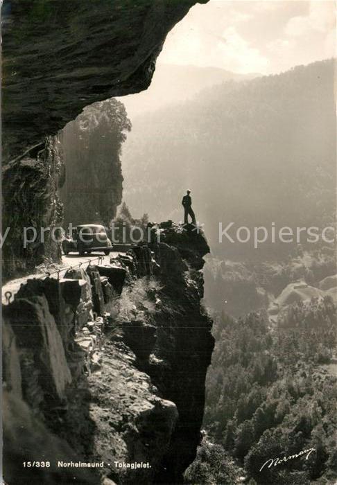 Norhelmsund Tokagjelet Schlucht Felsen Gebirge