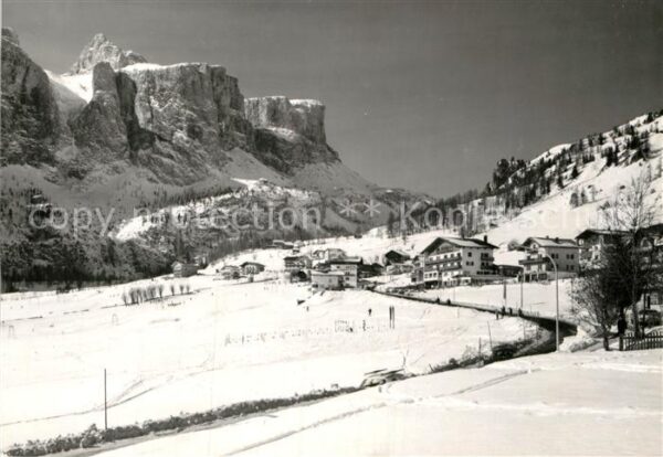 Colfosco Val Badia Gruppo Sella Winterpanorama