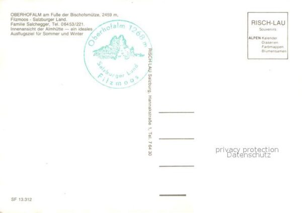 Filzmoos Oberhofalm am Fusse der Bischofsmütze I – Bild 2