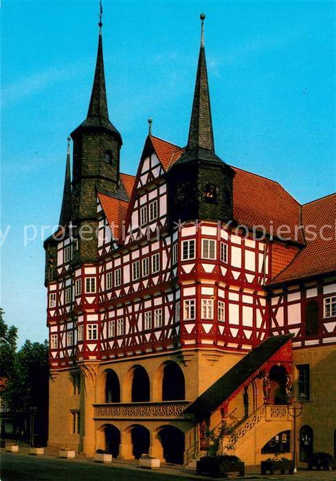 Duderstadt Altes Rathaus von 1302 Fachwerkhaus His