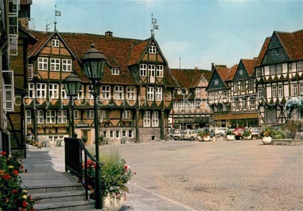 Wolfenbuettel Stadtmarkt Platz Fachwerkhäuser