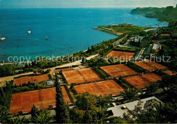 Monte-Carlo Country Club Tennisplätze Küste