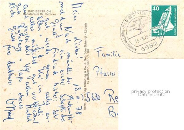 Bad Bertrich Sanatorium Dr Schicke – Bild 2