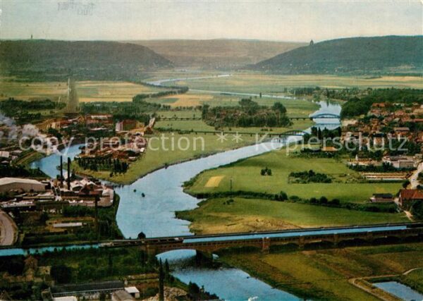 Minden Westfalen Wasserstrassenkreuz Weser Mittellandkan