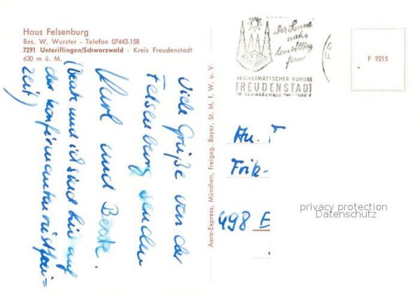 Unteriflingen Haus Felsenburg Fliegeraufnahme – Bild 2