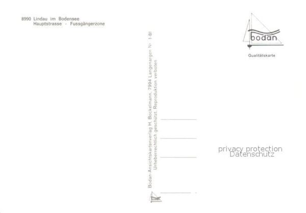 Lindau Bodensee Hauptstrasse Fussgängerzone – Bild 2