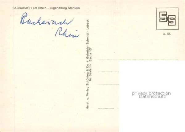 Bacharach Rhein Jugendburg Stahleck – Bild 2