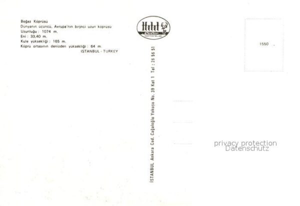 Istanbul Constantinopel Bogaz Köprüsü – Bild 2