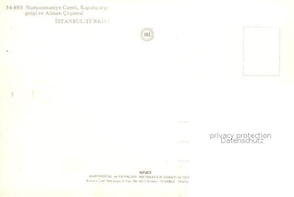 Istanbul Constantinopel Nuruosmaniy Camii Kapalicarsi girisi ve – Bild 2