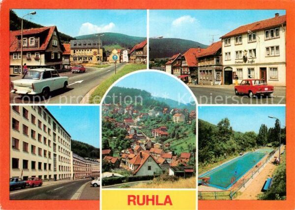 Ruhla PdF Gasthaus zur Traube Uhrenkombinat P