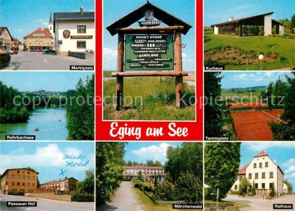 Eging See Marktplatz Rohrbachsee Passauer Hof Kur