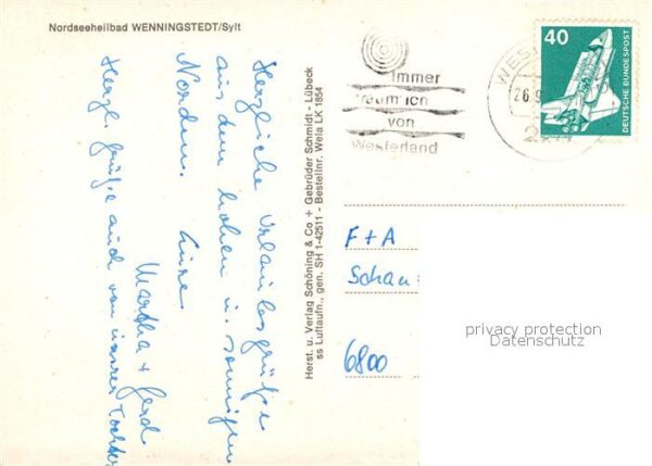 Wenningstedt Sylt Fliegeraufnahme – Bild 2