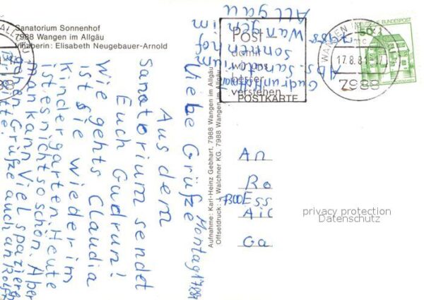 Wangen Allgaeu Sanatorium Sonnenhof – Bild 2