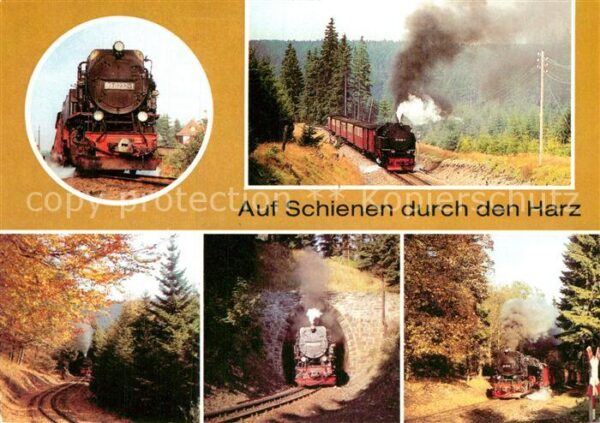 Harzquerbahn Dampfloks durch den Harz